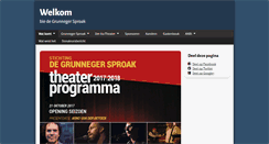 Desktop Screenshot of degrunnegersproak.com