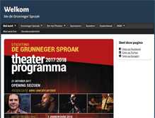 Tablet Screenshot of degrunnegersproak.com